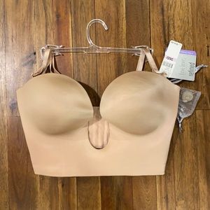 Nude 4 Way Strapless Plunge by Fine Lines